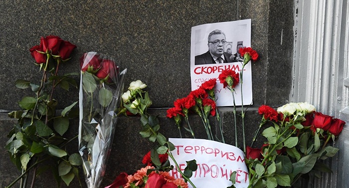 Lavrov, Cavusoglu lay flowers in Moscow in memory of murdered Ambassador Karlov